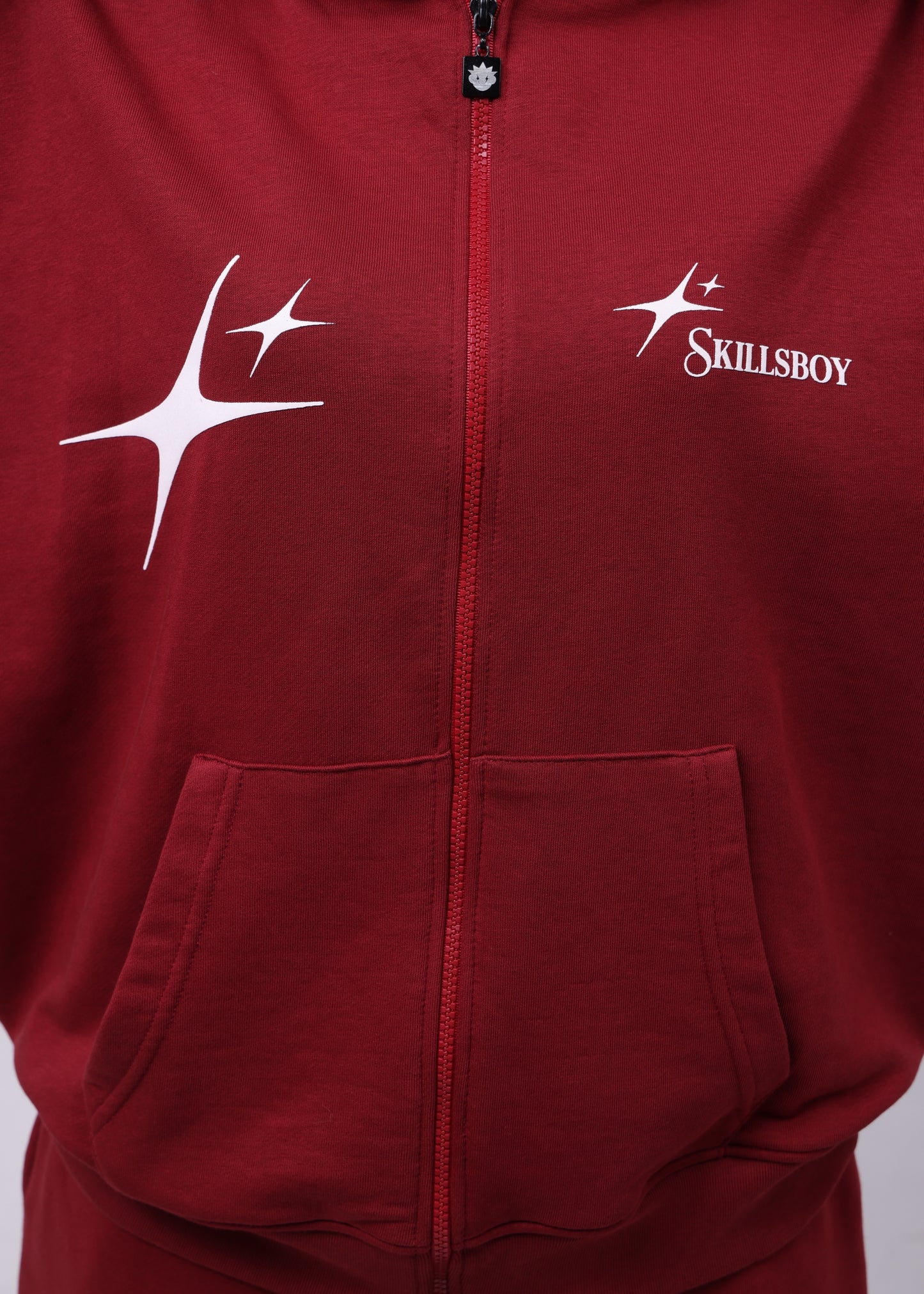 Ensemble Stars Pantalon et Sweat avec capuche zip Edition limitée ( Rouge bordeaux )