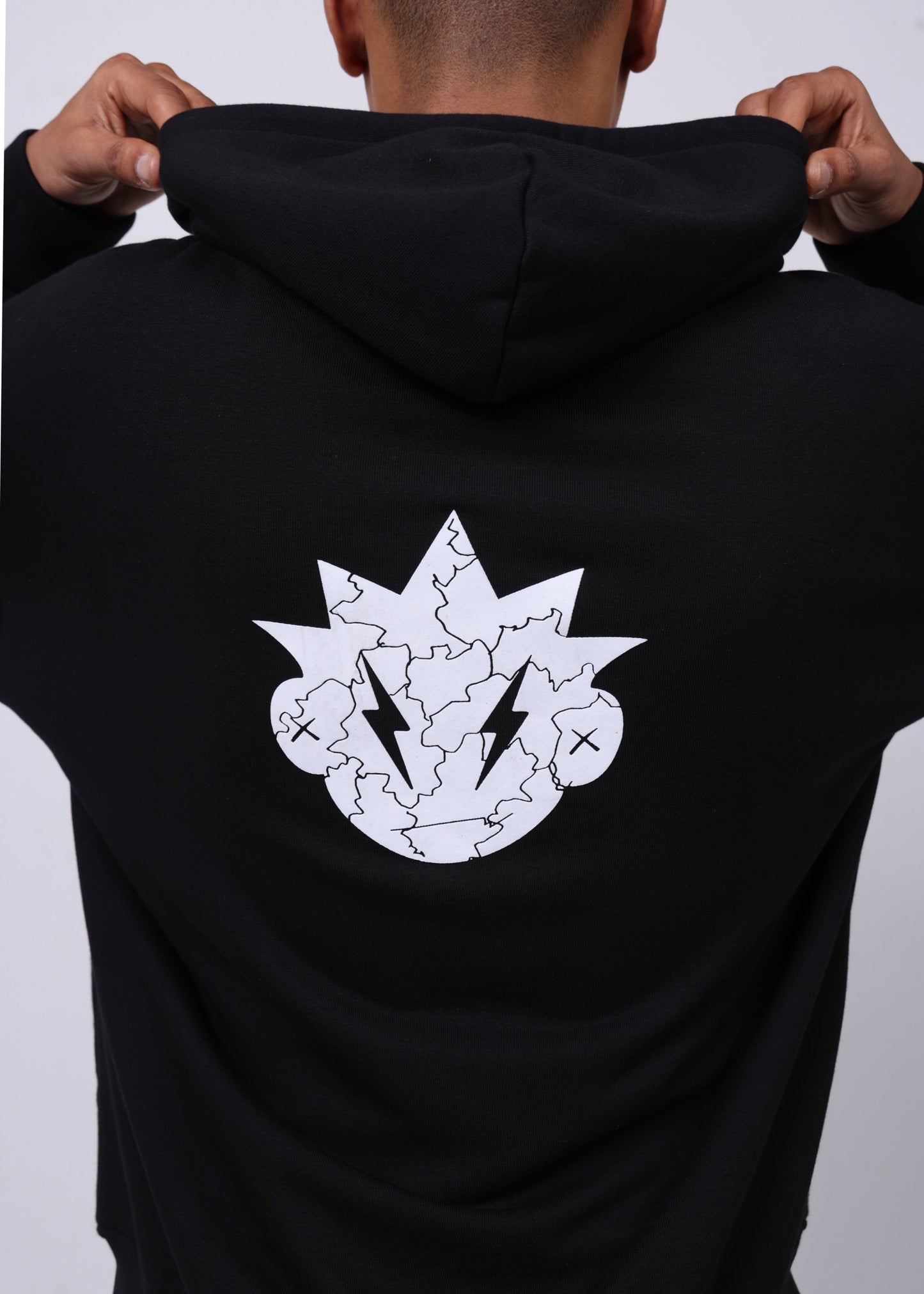 Ensemble Stars Pantalon et Sweat avec capuche zip Edition limitée ( Noir )