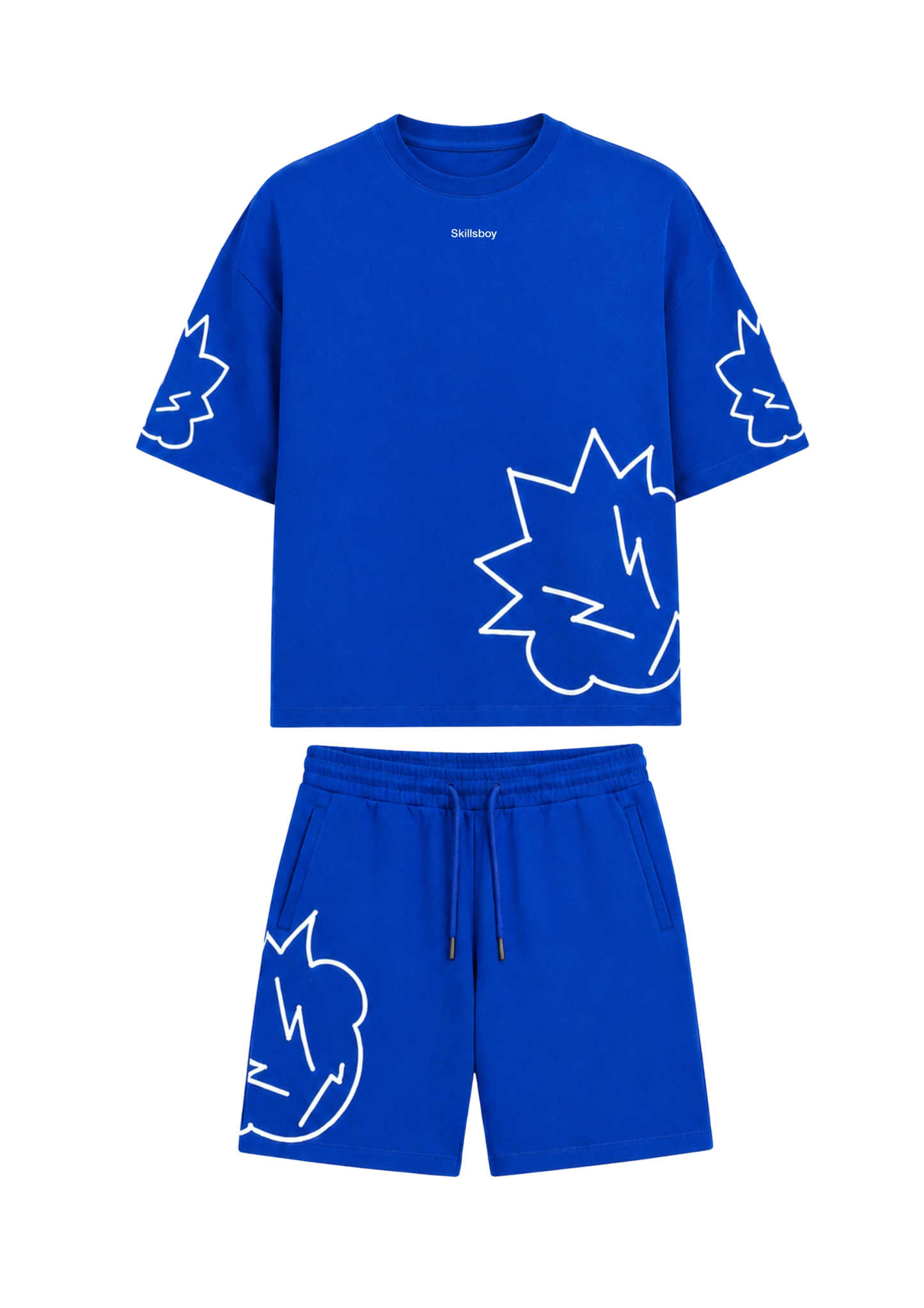 Ensemble skillsboy T-shirt & short ( Bleu ) summer drop