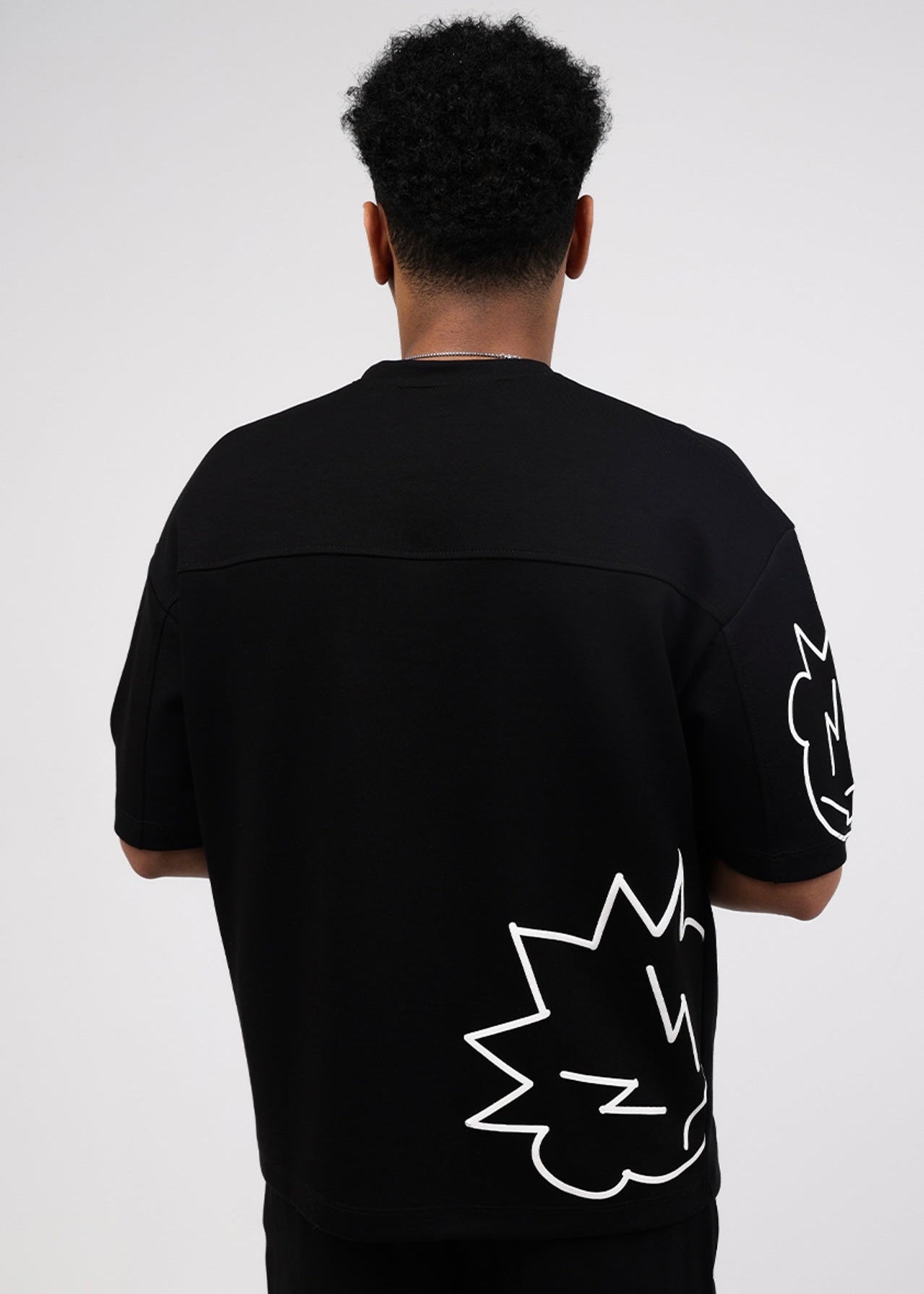 Ensemble skillsboy T-shirt & short ( Black )summer drop