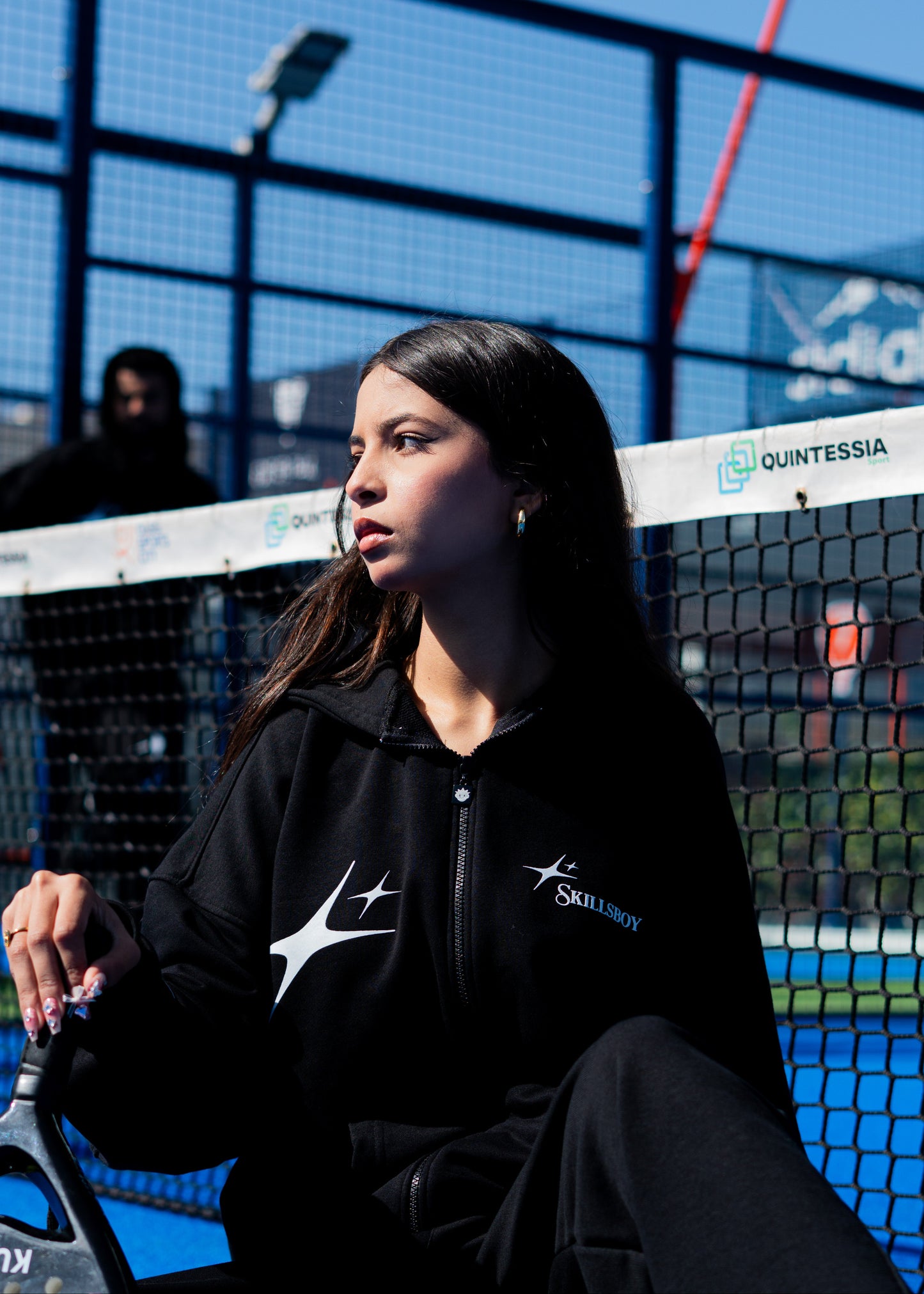 Ensemble Stars Pantalon et Sweat avec capuche zip Edition limitée ( Noir )