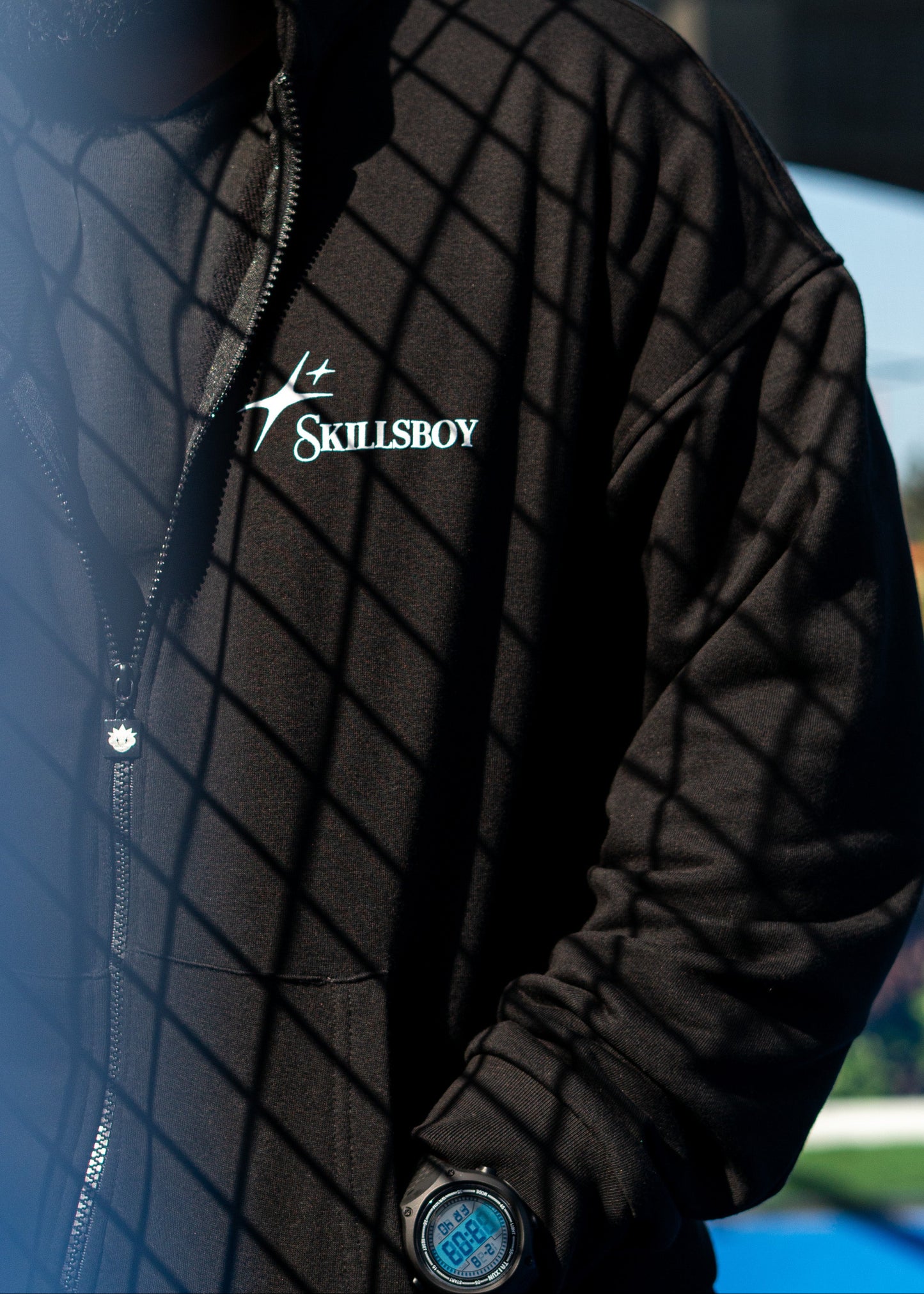 Ensemble Stars Pantalon et Sweat avec capuche zip Edition limitée ( Noir )