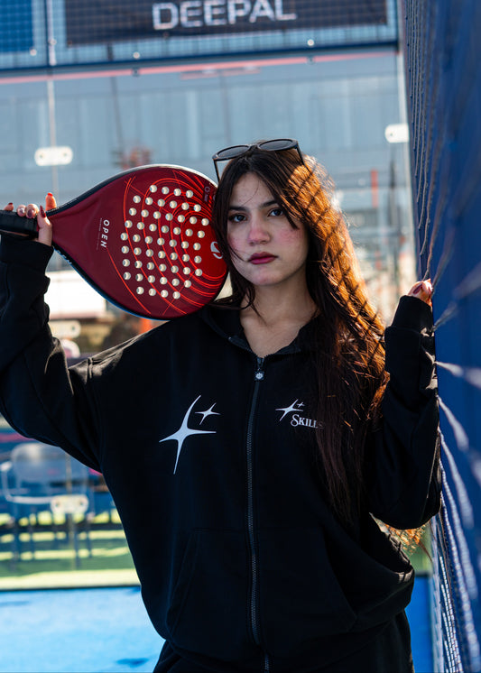 Ensemble Stars Pantalon et Sweat avec capuche zip Edition limitée ( Noir )