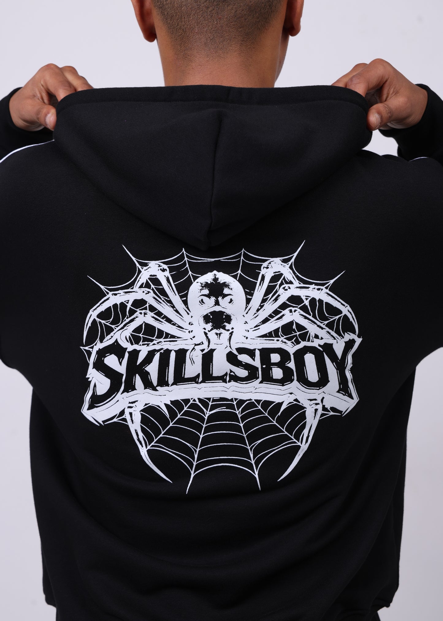 Ensemble Spider Pantalon et Sweat avec capuche zip Edition limitée ( Noir )