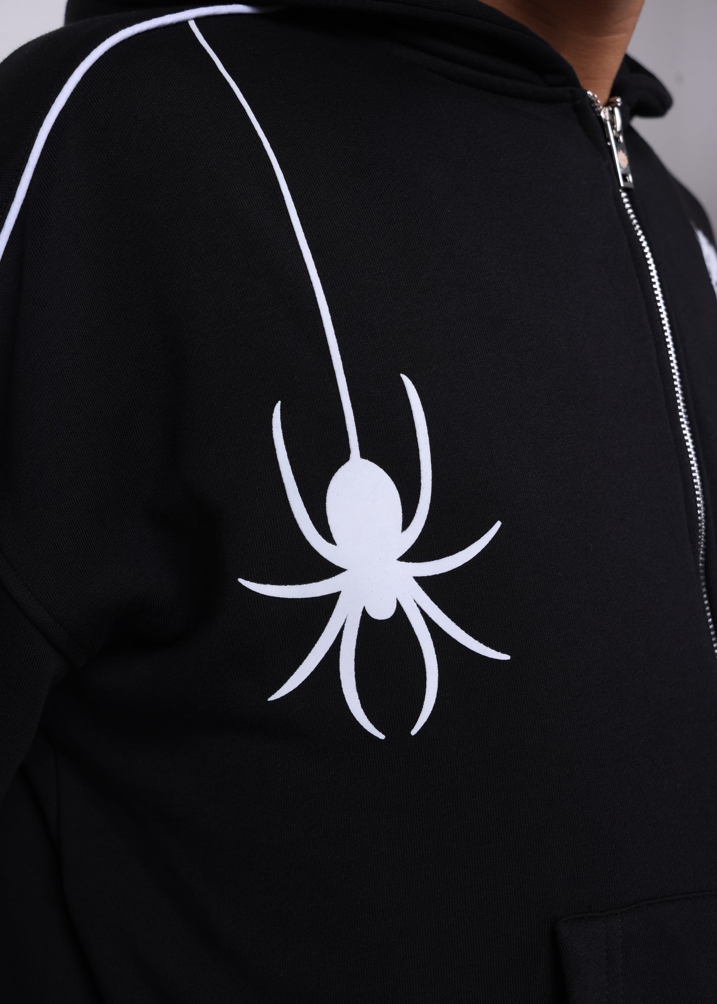 Ensemble Spider Pantalon et Sweat avec capuche zip Edition limitée ( Noir )