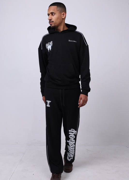 Ensemble Kaws Pantalon et Sweat avec capuche zip Edition limitée ( Noir )